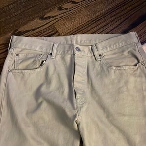 501 Levi’s jeans- 33x32 light grey color